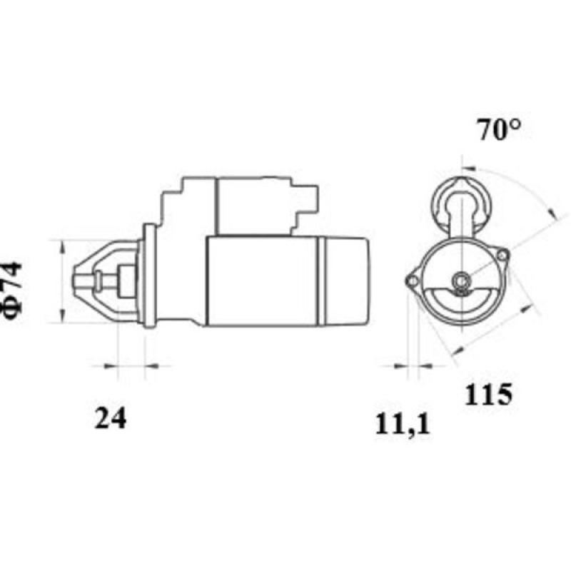 Démarreur MAHLE MS 241 - Visuel 1