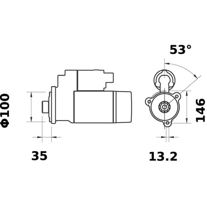 Démarreur MAHLE MS 286 - Visuel 1