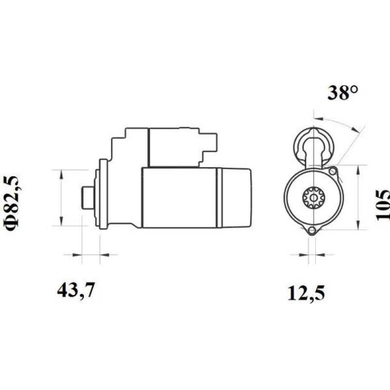 Démarreur MAHLE MS 432 - Visuel 1