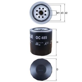 Filtre à huile MAHLE OC 485