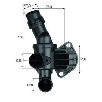 Thermostat d'eau MAHLE TI 6 80