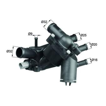 Thermostat d'eau MAHLE TM 5 109