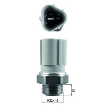 Interrupteur de température, ventilateur de radiateur MAHLE TSW 57