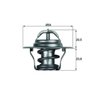 Thermostat d'eau MAHLE TX 14 80D
