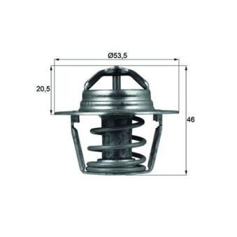 Thermostat d'eau MAHLE TX 91 89D