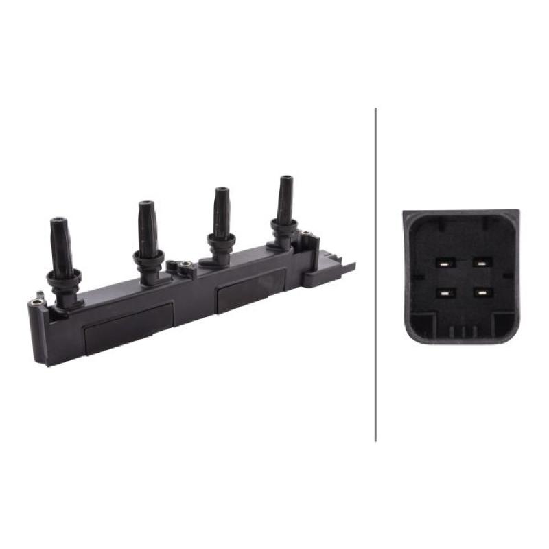 5DA 358 000-891 HELLA - Bobine d'allumage - TOP PRIX