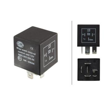 Relais, intervalle d'essuyage HELLA