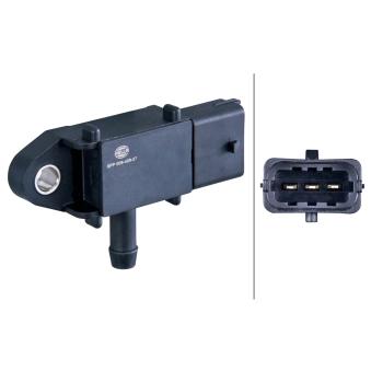 Capteur, pression des gaz échappement HELLA