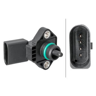 Capteur, pression de suralimentation HELLA 6PP 358 152-011