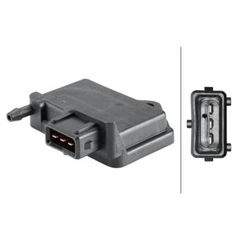 Capteur, pression de suralimentation HELLA