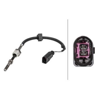 Capteur, température des gaz HELLA