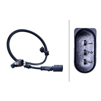 Capteur d'angle, vilebrequin HELLA