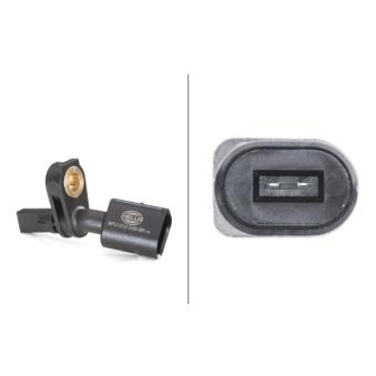 Capteur, vitesse de roue avant gauche HELLA