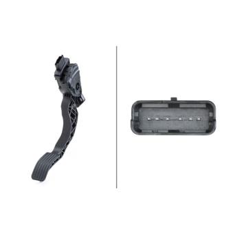 Capteur, position d'accelerateur HELLA