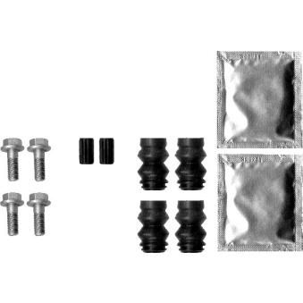 Kit d'accessoires, étrier de frein HELLA 8DZ 355 201-571