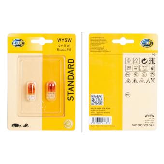 Ampoule, feu clignotant HELLA 8GP 003 594-543