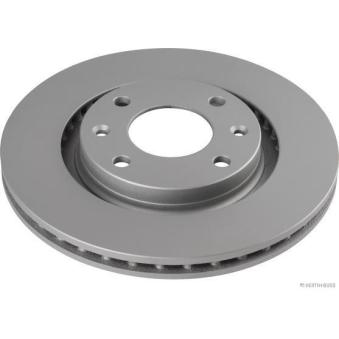 Jeu de 2 disques de frein avant HERTH+BUSS JAKOPARTS