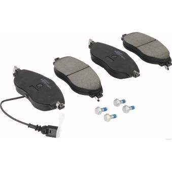 Jeu de 4 plaquettes de frein avant HERTH+BUSS JAKOPARTS