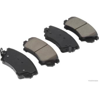 Jeu de 4 plaquettes de frein avant HERTH+BUSS JAKOPARTS