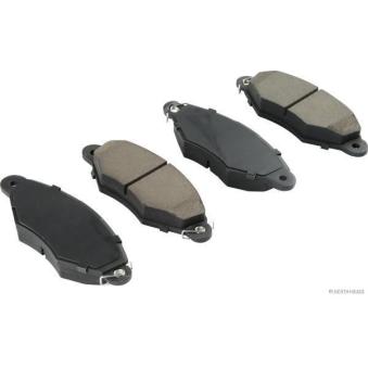 Jeu de 4 plaquettes de frein avant HERTH+BUSS JAKOPARTS