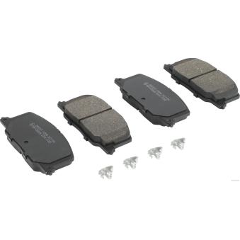 Jeu de 4 plaquettes de frein avant HERTH+BUSS JAKOPARTS J3602037