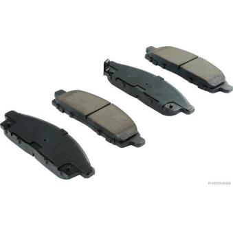 Jeu de 4 plaquettes de frein avant HERTH+BUSS JAKOPARTS