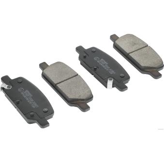 Jeu de 4 plaquettes de frein arrière HERTH+BUSS JAKOPARTS