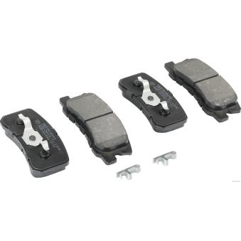 Jeu de 4 plaquettes de frein arrière HERTH+BUSS JAKOPARTS