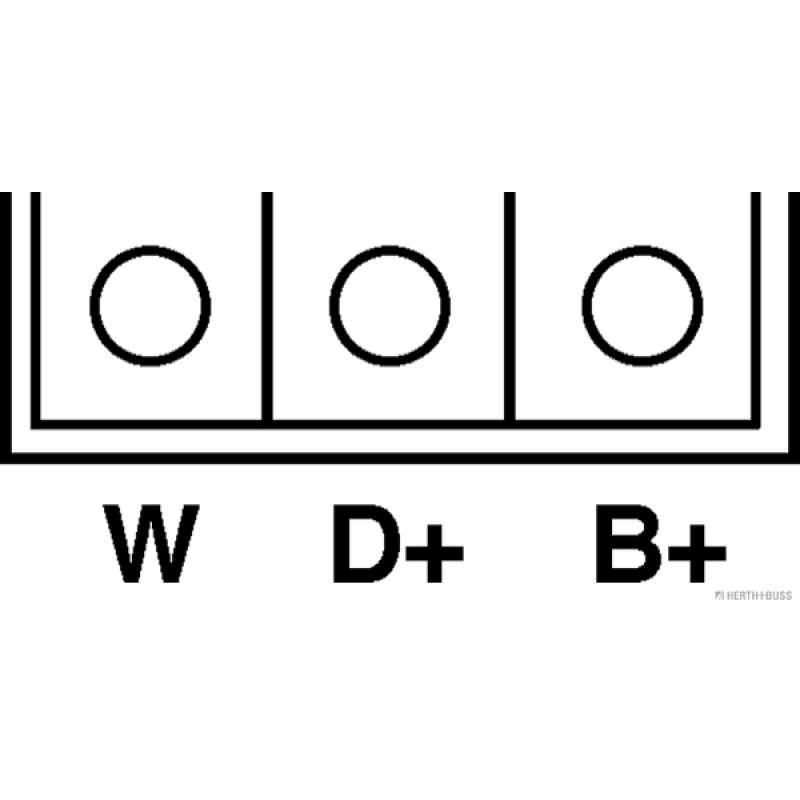 Alternateur HERTH+BUSS ELPARTS 32001206 - Visuel 3