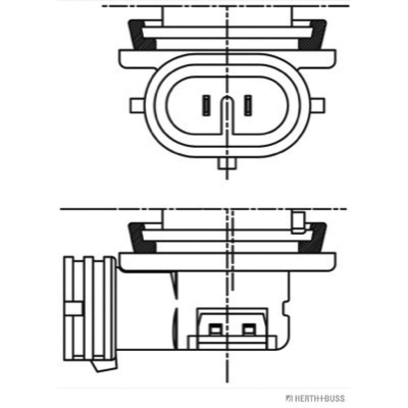 Ampoule, projecteur antibrouillard HERTH+BUSS ELPARTS 89901308 - Visuel 1