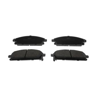 Jeu de 4 plaquettes de frein avant FERODO