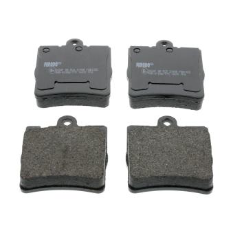 Jeu de 4 plaquettes de frein arrière FERODO