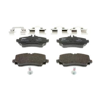 Jeu de 4 plaquettes de frein avant FERODO
