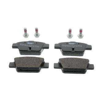 Jeu de 4 plaquettes de frein arrière FERODO