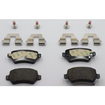 Jeu de 4 plaquettes de frein arrière FERODO