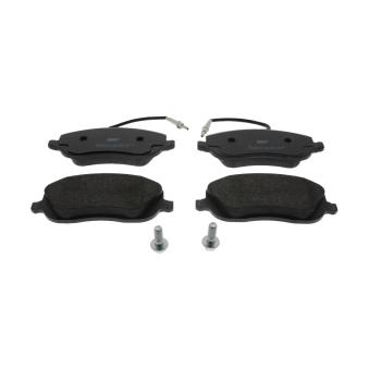 Jeu de 4 plaquettes de frein avant FERODO