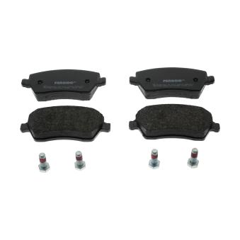 Jeu de 4 plaquettes de frein avant FERODO