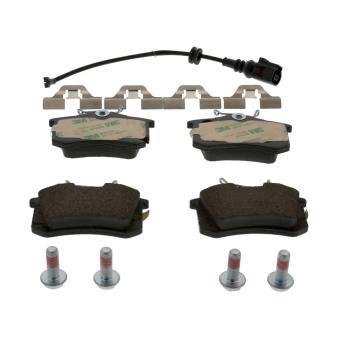 Jeu de 4 plaquettes de frein arrière FERODO