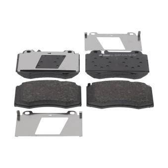 Jeu de 4 plaquettes de frein avant FERODO