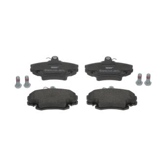 Jeu de 4 plaquettes de frein avant FERODO