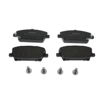 Jeu de 4 plaquettes de frein avant FERODO