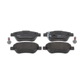 Jeu de 4 plaquettes de frein avant FERODO