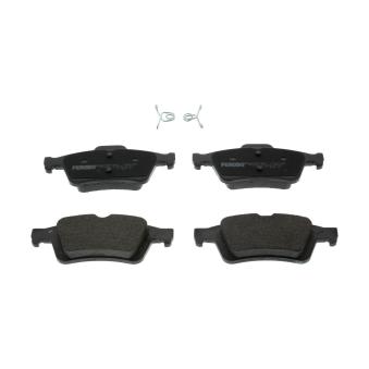 Jeu de 4 plaquettes de frein arrière FERODO