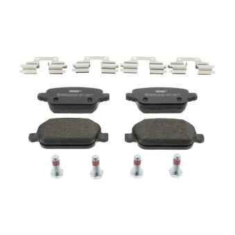 Jeu de 4 plaquettes de frein arrière FERODO