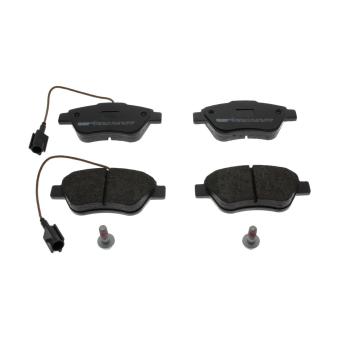 Jeu de 4 plaquettes de frein avant FERODO