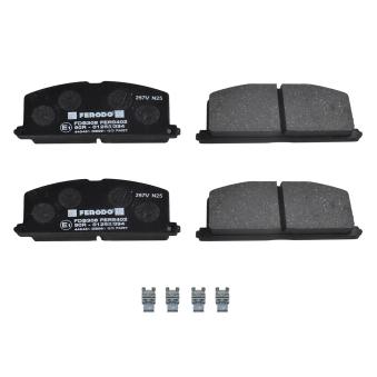 Jeu de 4 plaquettes de frein avant FERODO FDB308