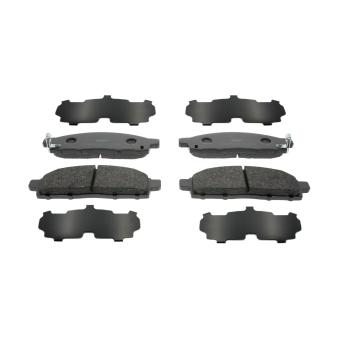 Jeu de 4 plaquettes de frein avant FERODO