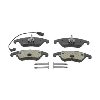 Jeu de 4 plaquettes de frein avant FERODO