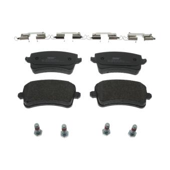Jeu de 4 plaquettes de frein arrière FERODO