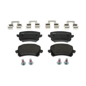 Jeu de 4 plaquettes de frein arrière FERODO